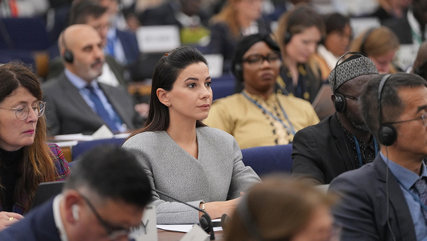 Mariam Kvrivishvili nimmt an der Eröffnung der 34. Sitzung der UN-Organisation für maritime Angelegenheiten in London teil