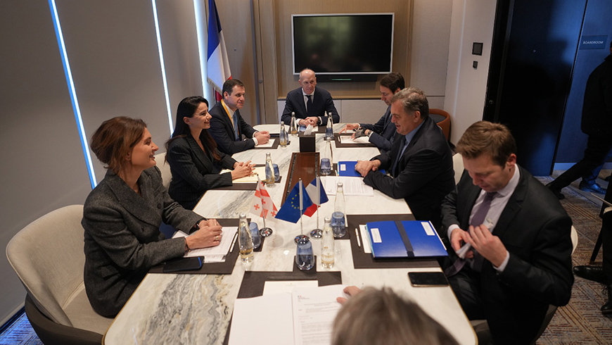 Mariam Kvirivshvili bespricht Verkehrssektor mit Frankreich