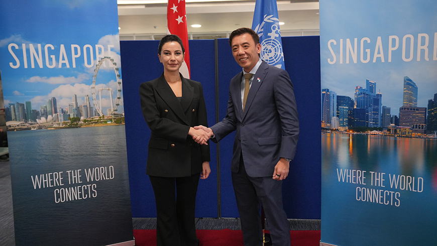 Georgische Ministerin trifft Singapurs Verkehrsminister