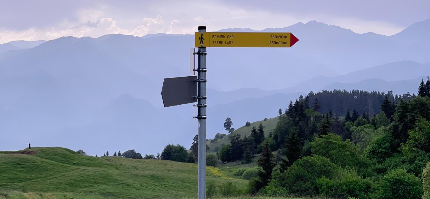 Georgische Nationale Tourismusverwaltung markiert Wanderwege