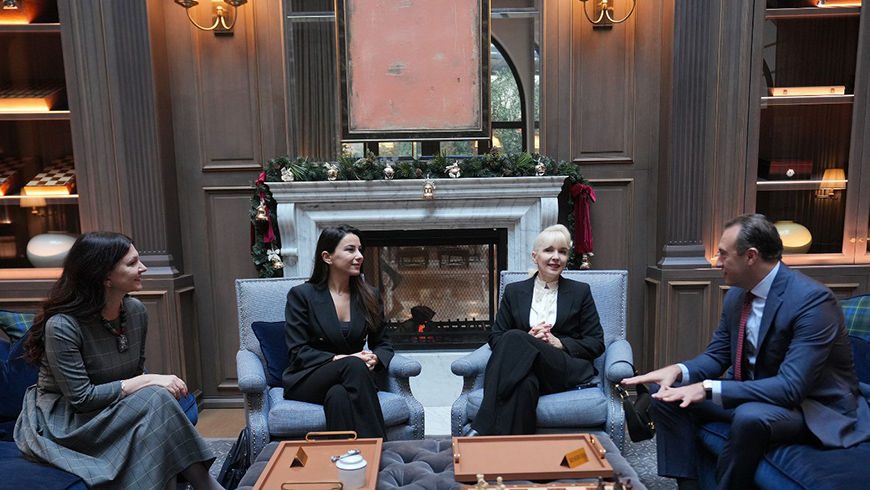 Mariams Qvrivishvili bespricht wichtige Aspekte der wirtschaftlichen Partnerschaft mit dem serbischen Handelsminister