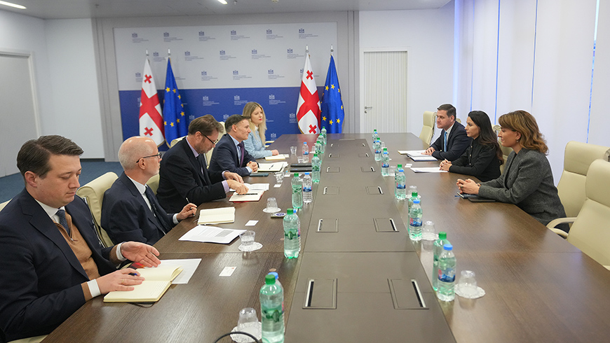 Mariami Kviriviszwili bespricht wirtschaftliche Zusammenarbeit mit UN