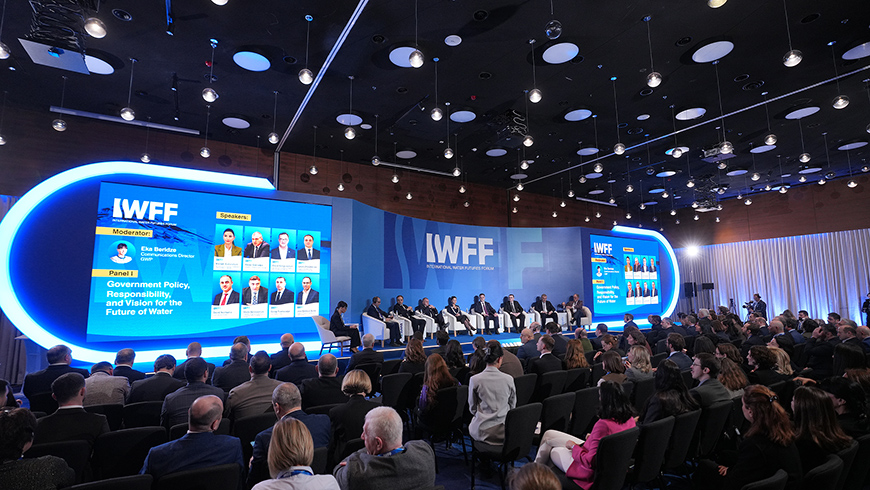 Mariami Kwirwischwili spricht über die Bedeutung des Wassersektors für die Wirtschafts- und Sozialentwicklung