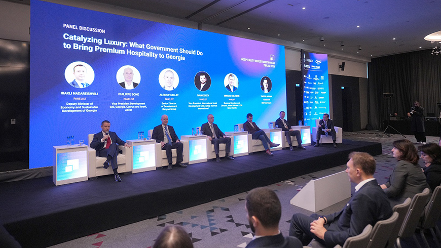 Irakli Nadareishvili: „Insgesamt werden rund 2000 Projekte vom Staat unterstützt, die mit der Gastfreundschaftsindustrie und anderen touristischen Richtungen in Verbindung stehen“