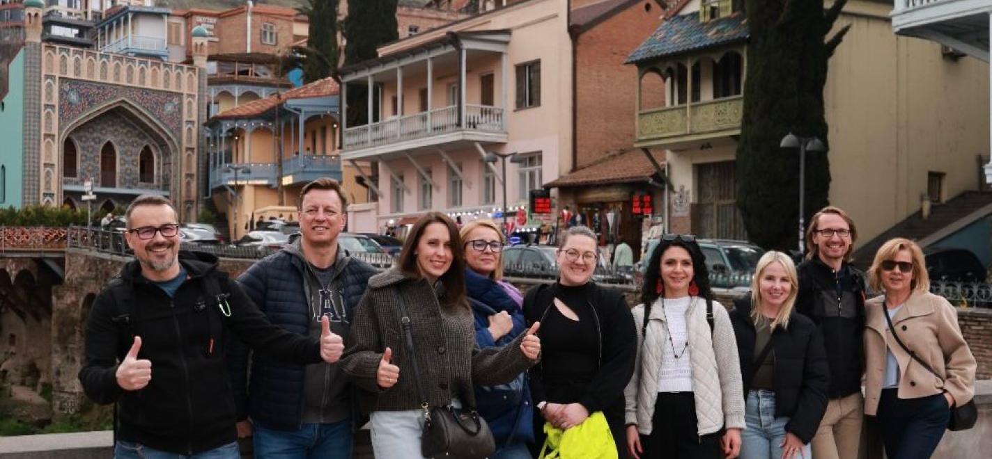 Polnische Tourismusunternehmen informieren sich über Georgien