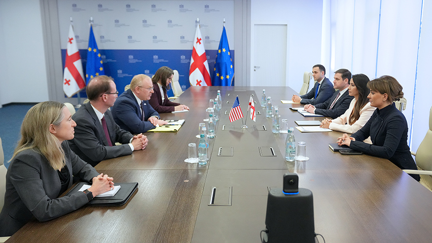 Mariam Kvirivshvili erörtert bilaterale wirtschaftliche Fragen mit Vertretern des US-Außenministeriums