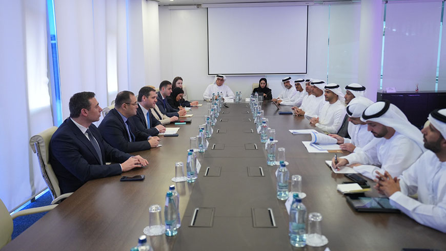 Genadi Arveladze und Inga Pchaladze treffen Minister aus den Vereinigten Arabischen Emiraten