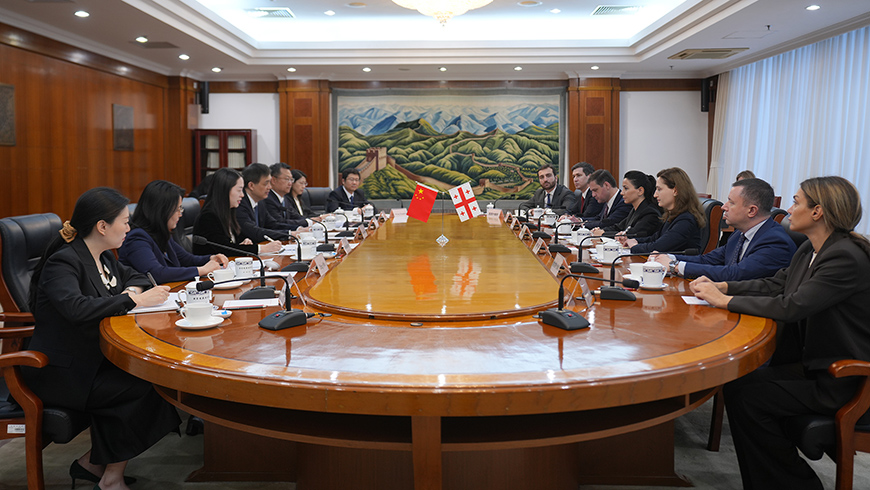 Mariami Kvrivishvili diskutiert Investitionen und Transportkooperation mit China