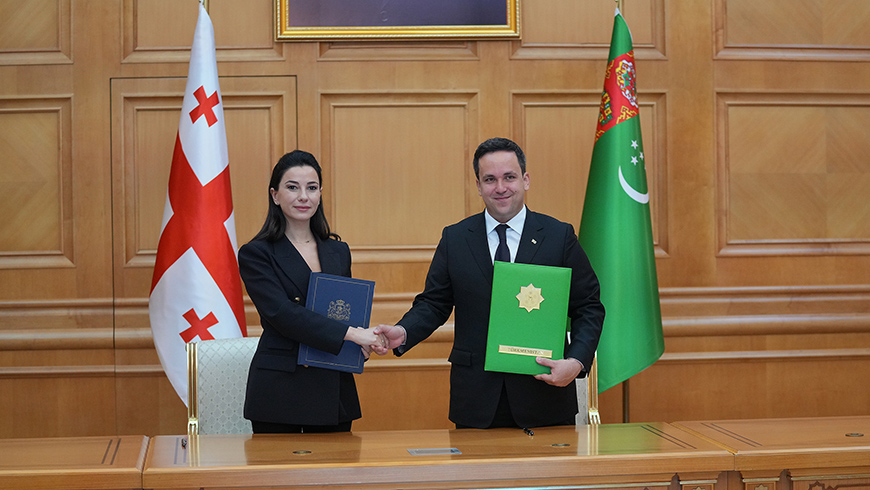 Mariam Kvirivshvili nimmt an der Sitzung der georgisch-turkmenischen Wirtschaftskooperationskommission teil