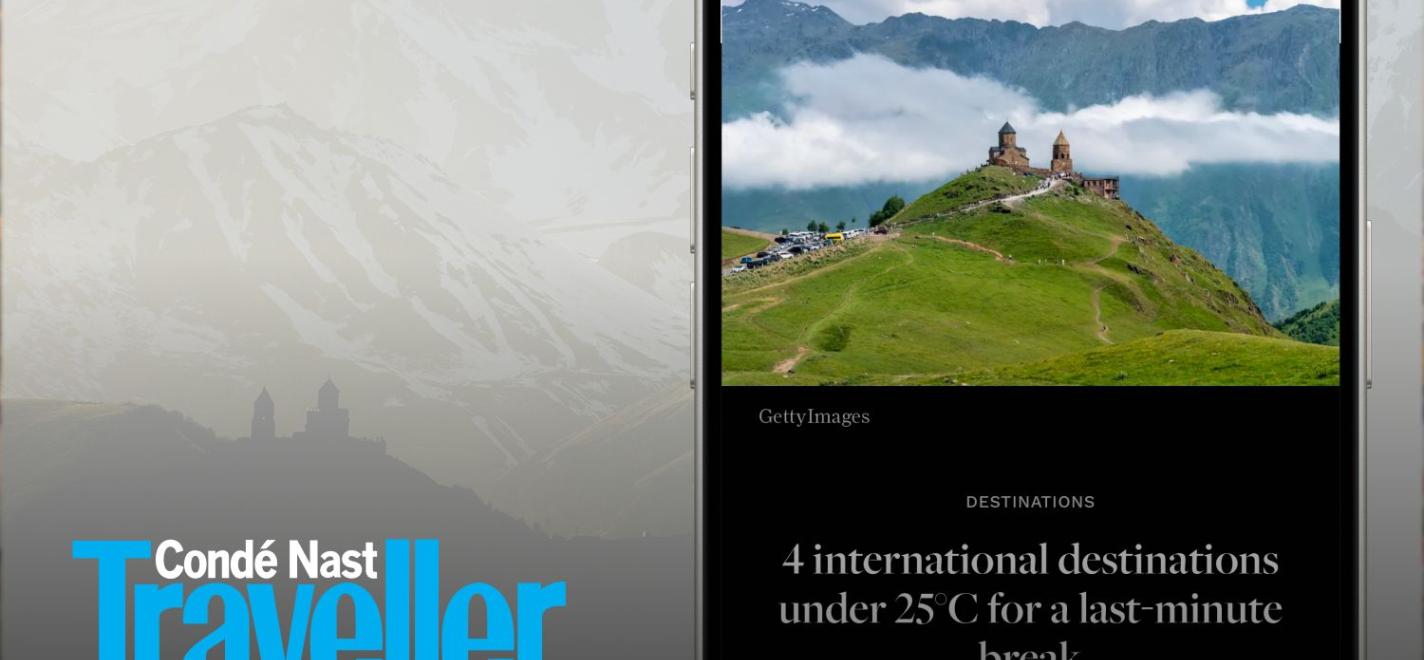 Conde Nast Traveller empfiehlt Reisen nach Georgien