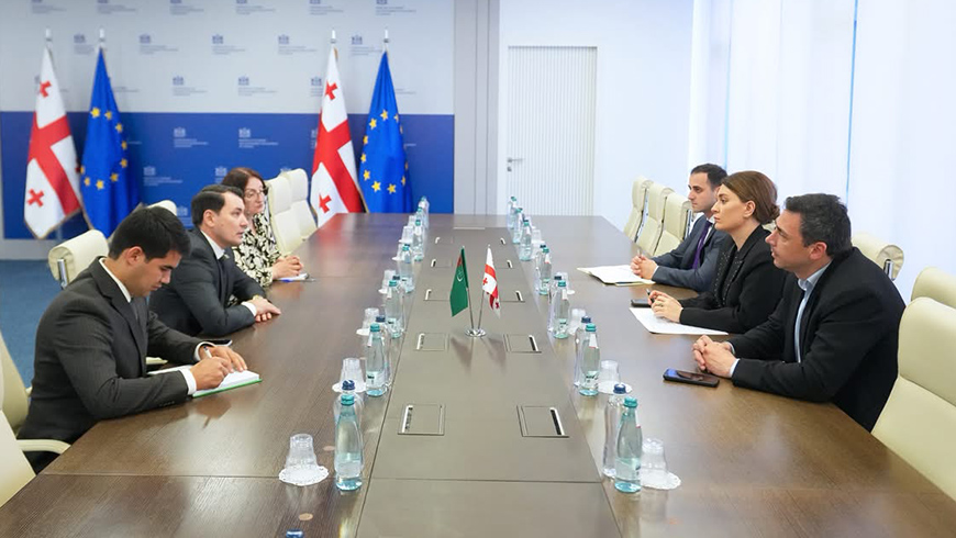 Tamara Ioseliani traf den Botschafter Turkmenistans