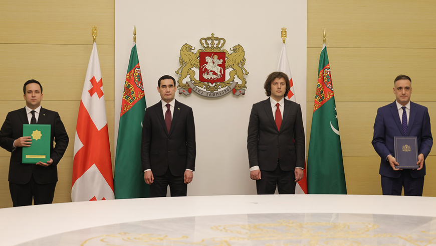 Wirtschaftsministerium unterzeichnet Memorandum zur Vertiefung der wirtschaftlichen und technologischen Zusammenarbeit zwischen Georgien und Turkmenistan
