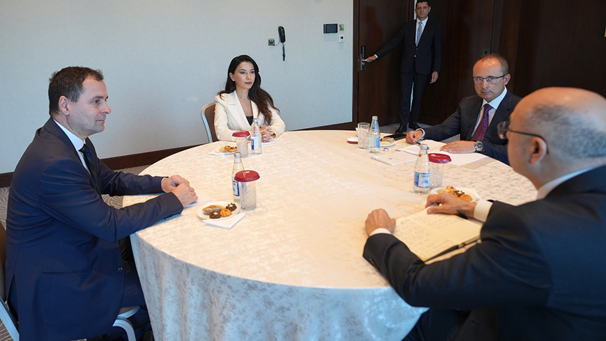 Mariami Kvirivishvili trifft Minister aus Aserbaidschan, Ungarn und Rumänien im Rahmen des 12. Ministertreffens des 'Grünen Energiekorridors'