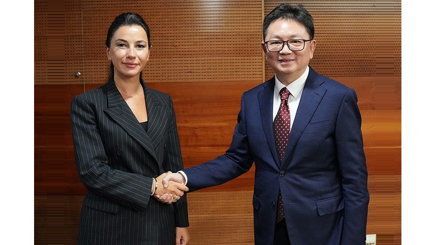 Mariam Kwirwischwili trifft den stellvertretenden Minister für Handel der Volksrepublik China Ling Zi