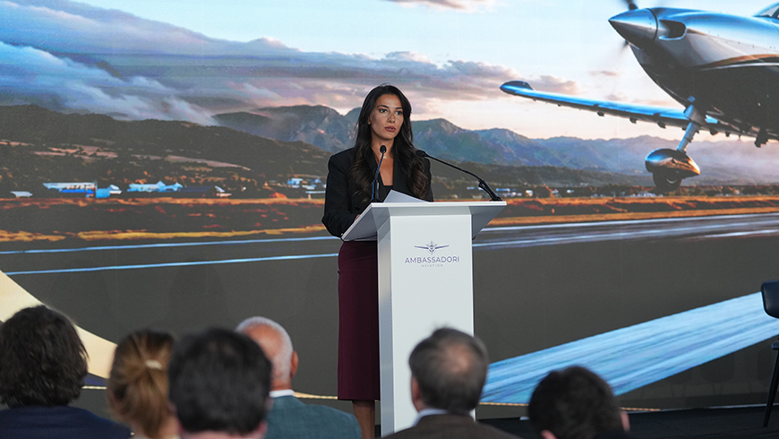 Wirtschaftsministerin Mariam Kvirikashvili eröffnet Botschafter Luftfahrtdorf in Kachreti