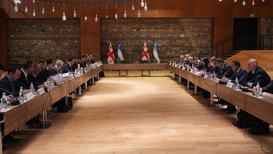 Sitzung der Georgisch-Uzbekischen Wirtschaftskooperationskommission